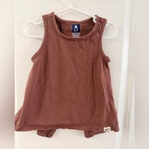 GAP Kids Chocolate Brown Tank Top